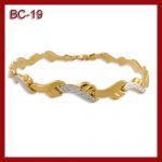 Złota bransoletka 19cm BC-19