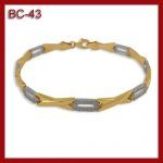Złota bransoletka 19cm BC-43