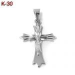 Srebrny krzyżyk K-30