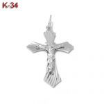 Srebrny krzyżyk K-34