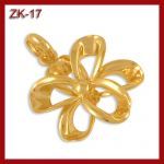 Złota zawieszka - kwiat ZK-17